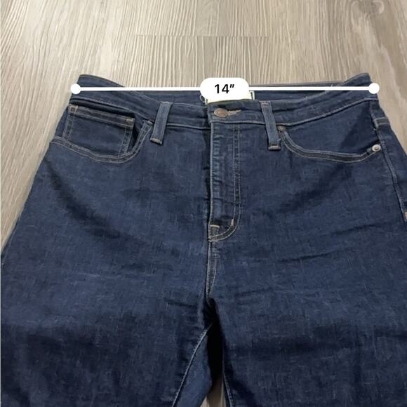 Madewell Curvy High-Rise Skinny Jeans in Lucille Wash Size 28 - Picture 9 of 11